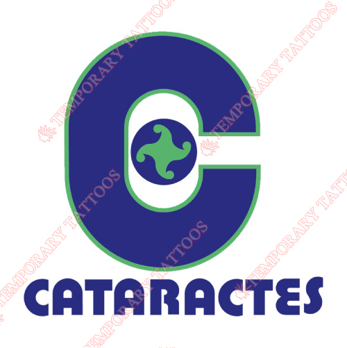 Shawinigan Cataractes Customize Temporary Tattoos Stickers NO.7468